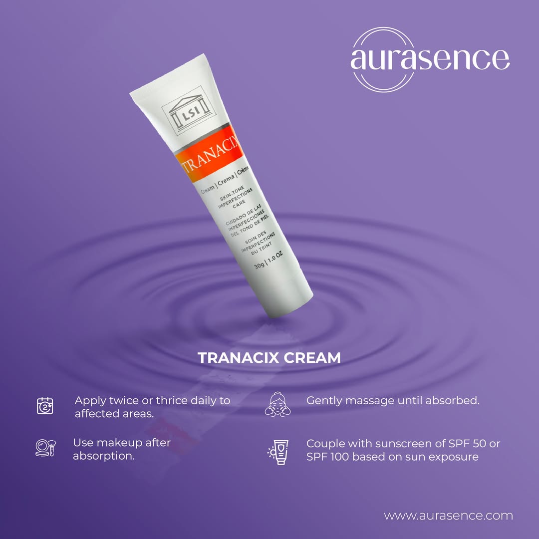 Tranacix Cream 30g in UAE – How to use – Aurasence