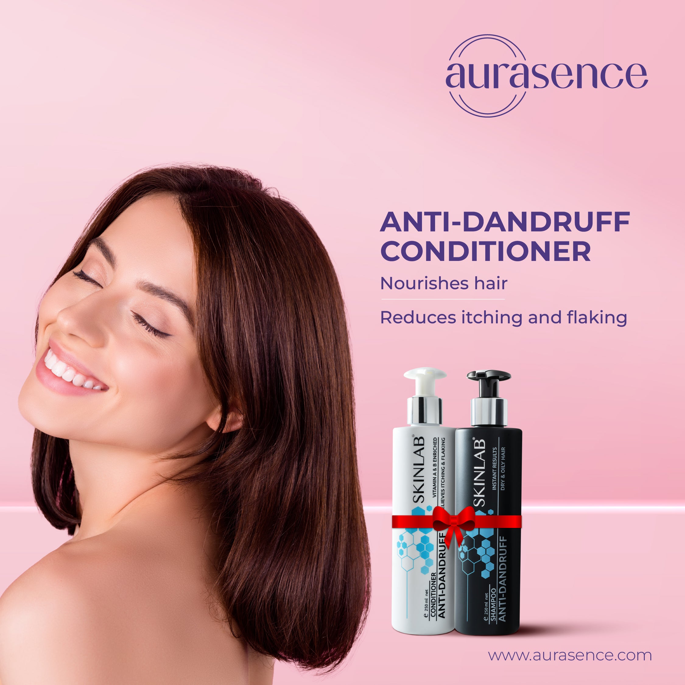 SKINLAB Combo: Anti-Dandruff Shampoo & Conditioner UAE - Benefits | Aurasence