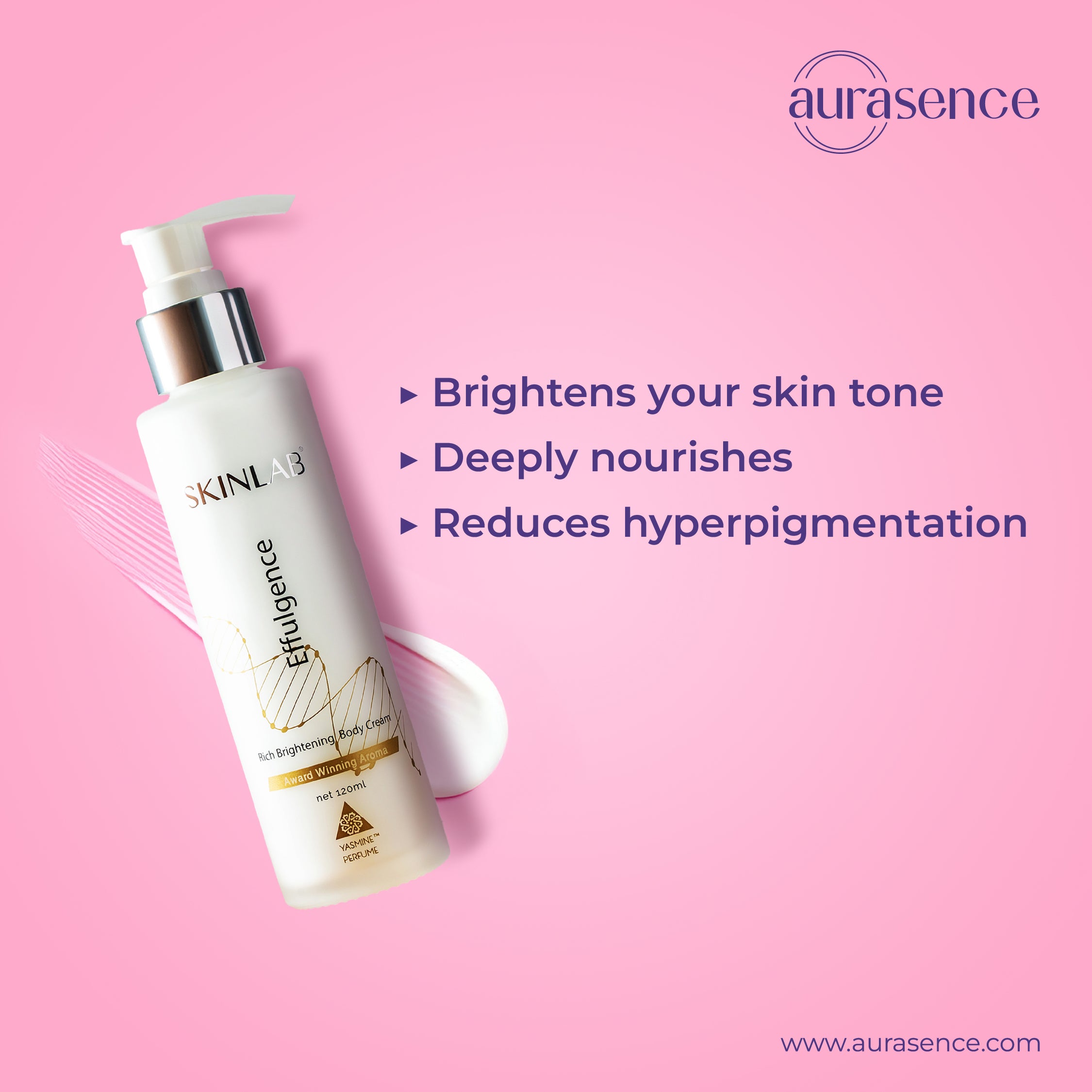 SKINLAB Effulgence Rich Body Whitening Cream - features