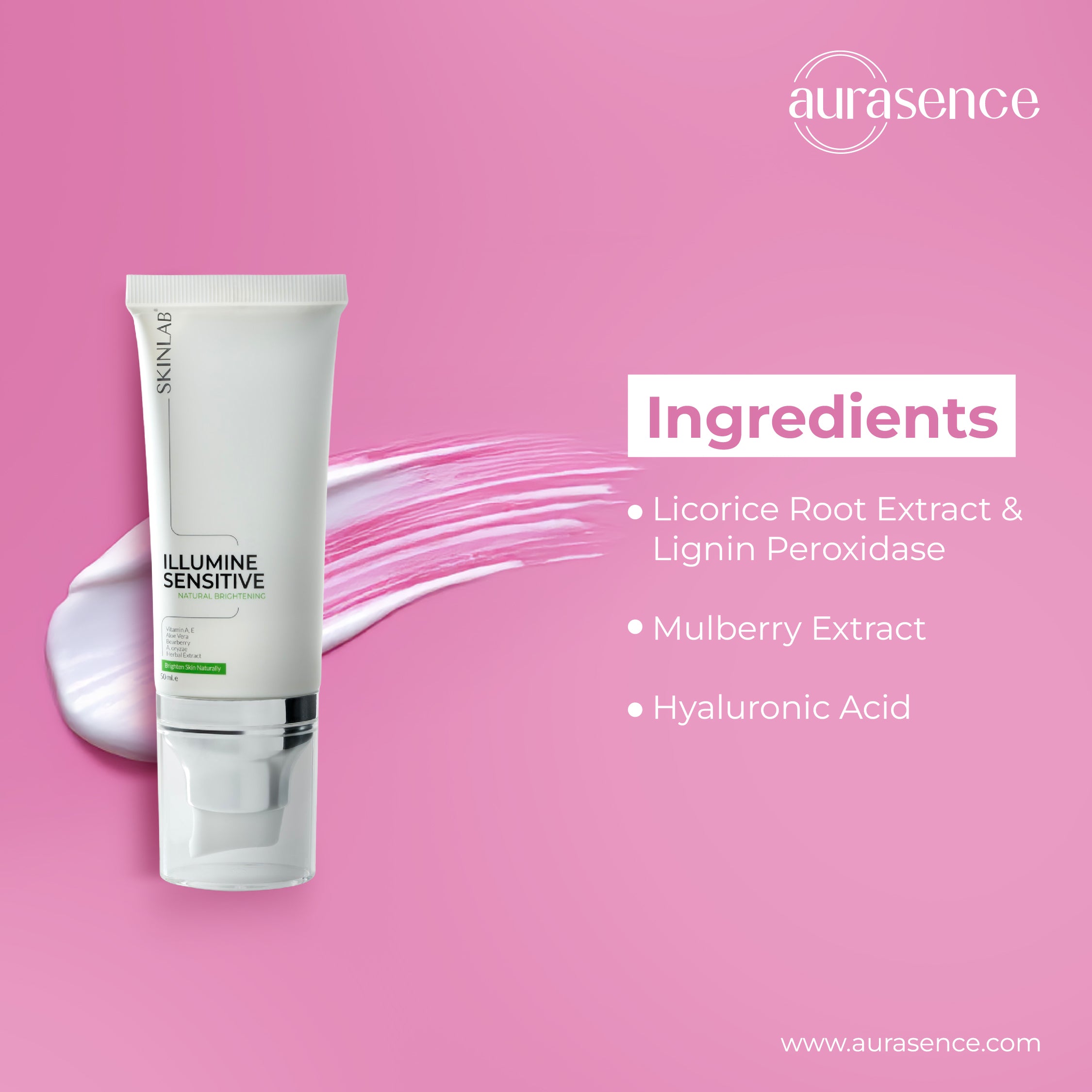 SKINLAB Sensitive Brightening Cream UAE - Key Ingredients | Aurasence