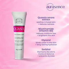 QUASIX Anti Redness Cream | Anti-Redness & Moisturizer for Dry & mixed | Soothes Irritation & Hydrates | Quassia Amara extract – 30ml