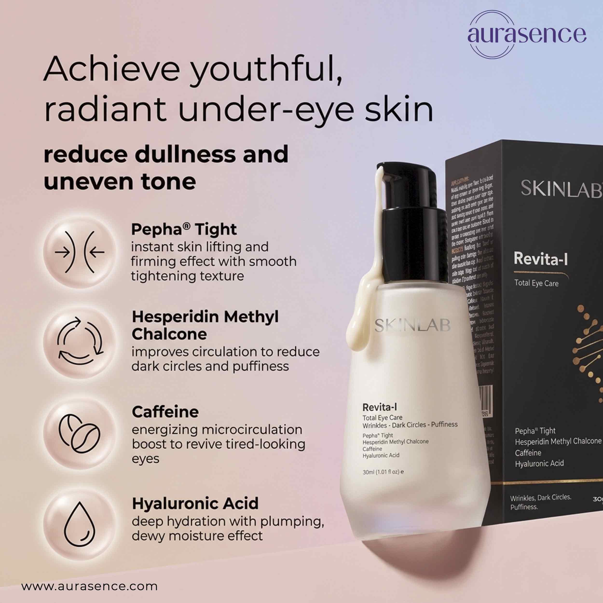 SKINLAB Revita-L eye cream with product details