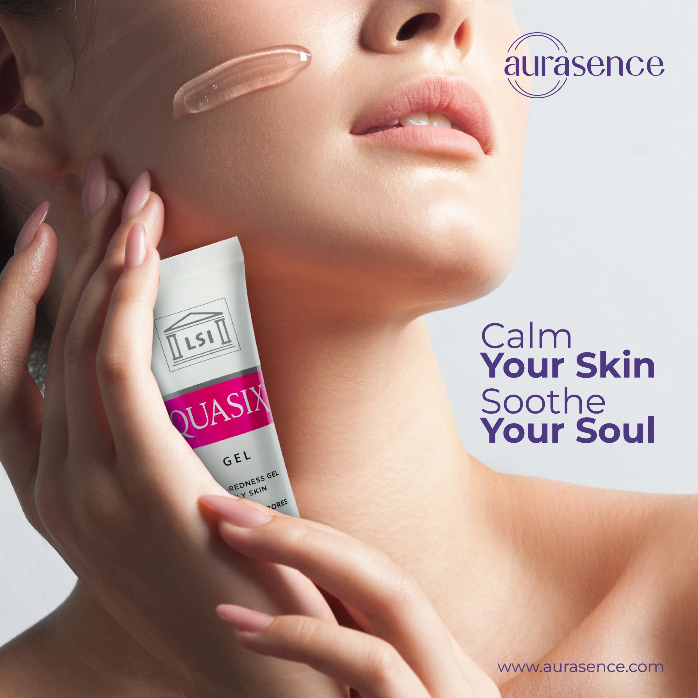 Buy Quasix Gel 30ml Pack in UAE | Calm Your Skin soothe Your Soul | Aurasence