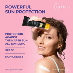 SKINLAB Sunscreen SPF 50 UVA/UVB Sun Protection For All Skin Types| Water Resistant & Transparent | 100ml