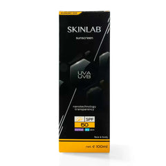 SKINLAB Sunscreen SPF 50 UVA/UVB Sun Protection For All Skin Types| Water Resistant & Transparent | 100ml