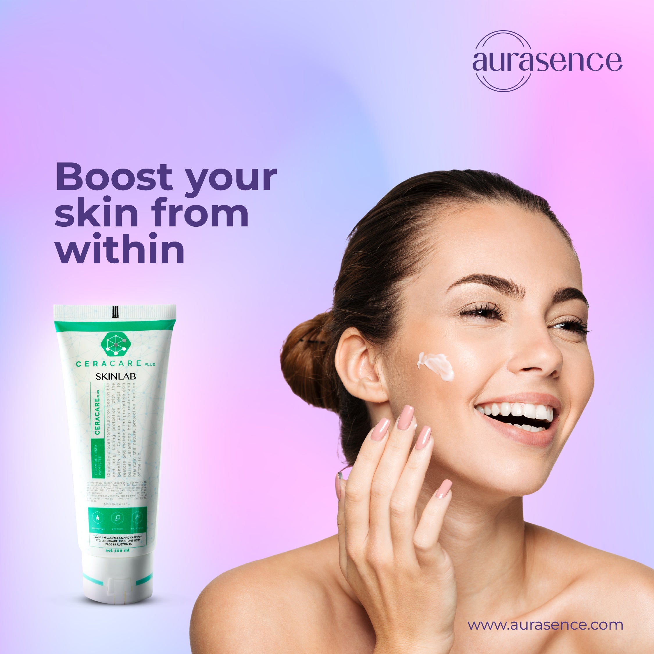 SKINLAB Ceracare Ceramide Urea Protection face moisturizer for dry skin