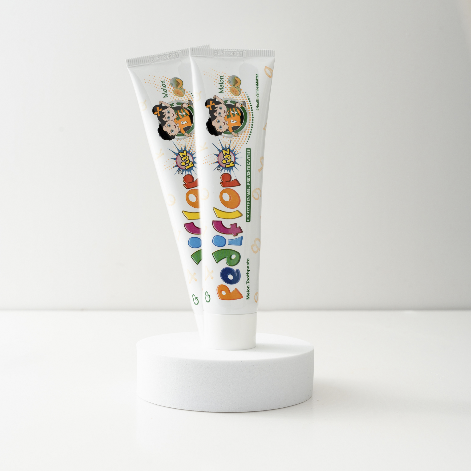 PediflorKidz Anti-cavity Fluoride Melon Flavour Childrens Toothpaste UAE | Aurasence