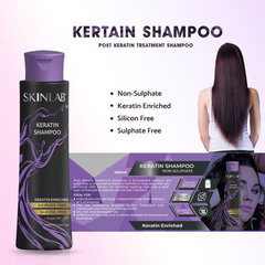 Keratin Shampoo - Post Keratin Treatment Shampoo UAE - Aurasence
