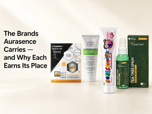 The Brands Aurasence Carries — and Why Each Earns Its Place