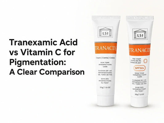 Tranexamic Acid vs Vitamin C for Pigmentation: A Clear Comparison