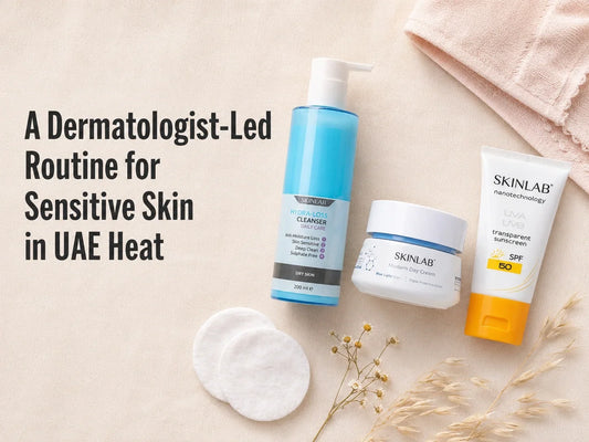 A Dermatologist-Led Routine for Sensitive Skin in UAE Heat