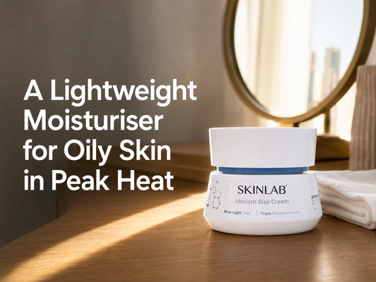 A Lightweight Moisturiser for Oily Skin in Peak Heat