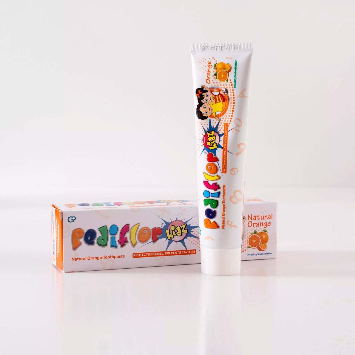 PediflorKidz Anticavity Fluoride Orange Flavor Toothpaste for children 70g