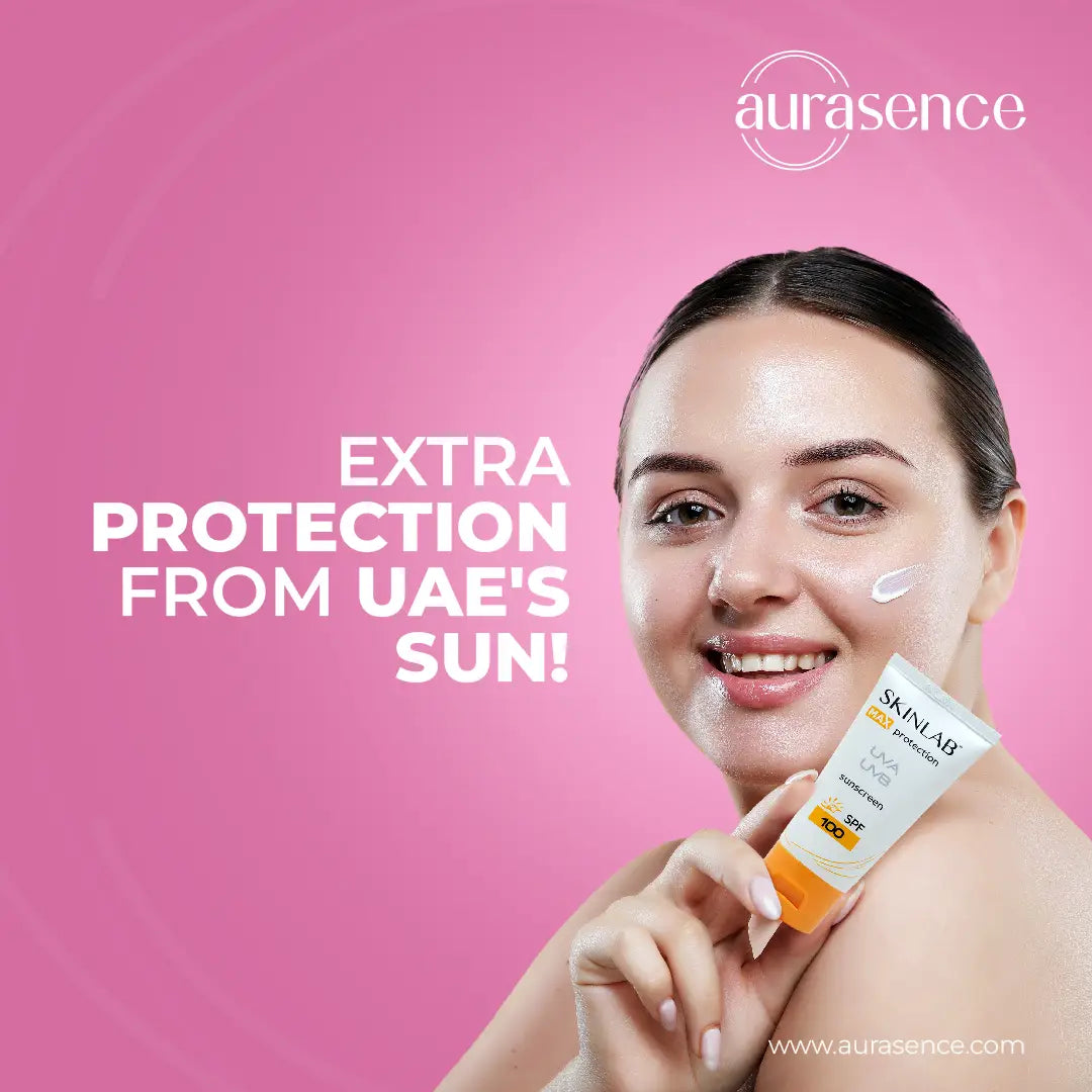 SKINLAB Sunscreen SPF100 UVA/UVB Sun Protection For All Skin Types| Water Resistant & Transparent | 50ml