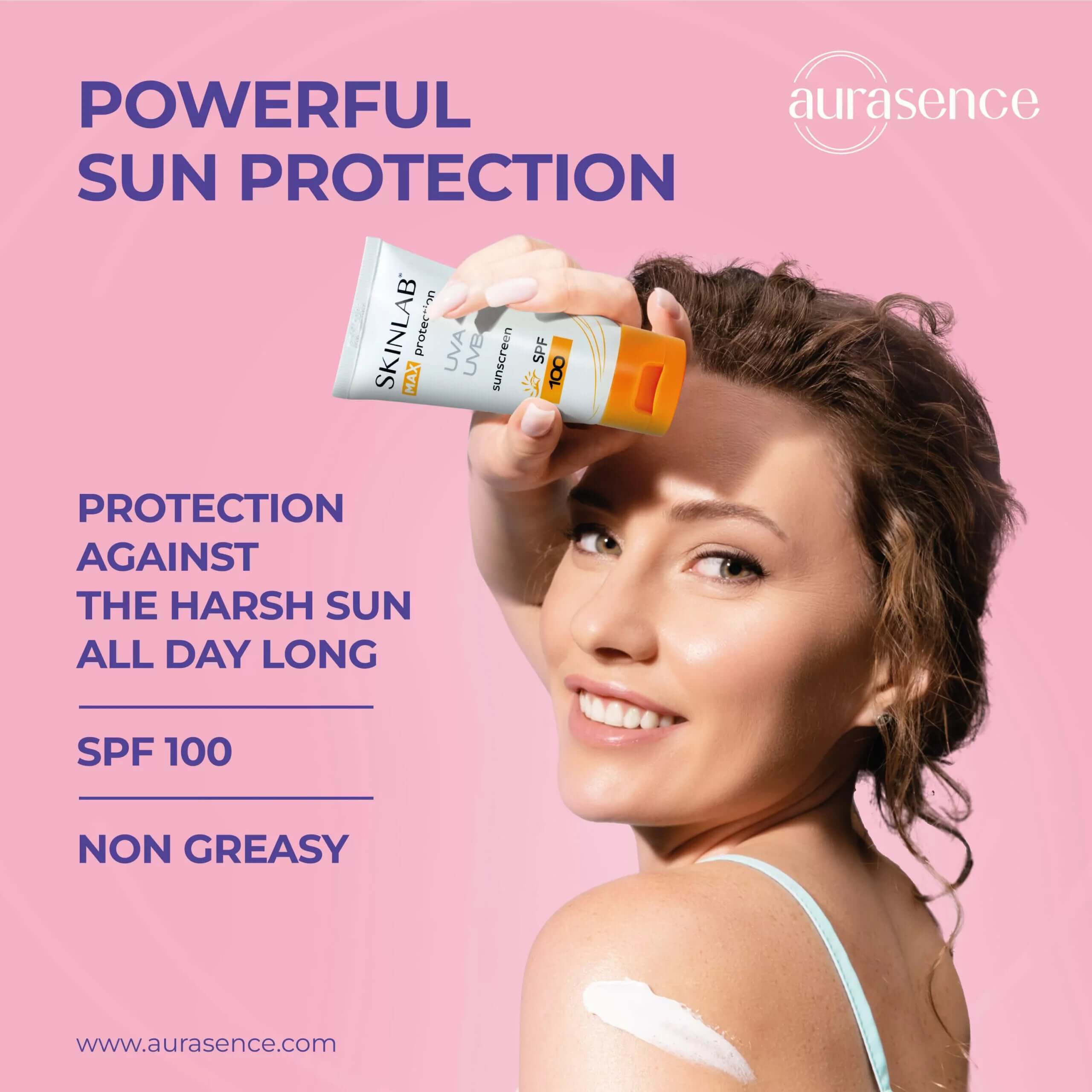 SPF 100 Sunscreen UVA UVB Transparent – 50ML