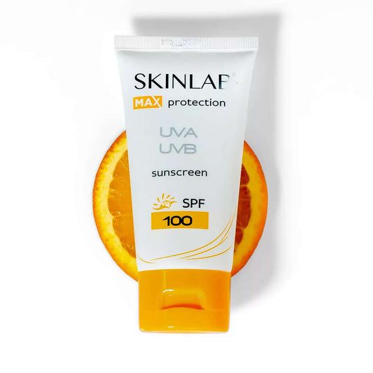 SKINLAB Sunscreen SPF100 UVA/UVB Sun Protection For All Skin Types| Water Resistant & Transparent | 50ml