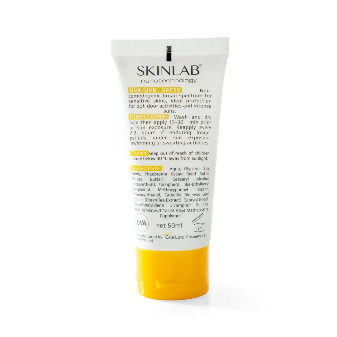 SKINLAB SPF 50 Sunscreen Combo Pack, UVA&UVB Protection 100ml & 50ml