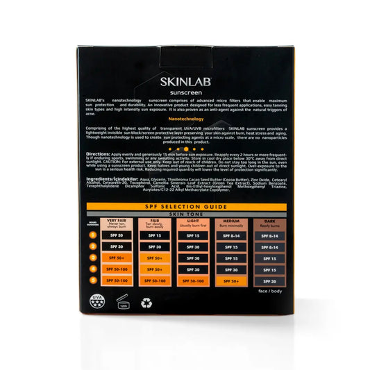 SKINLAB SPF 50 Sunscreen Combo Pack Offer, UVA&UVB Protection 100ml & 50ml  in UAE | Aurasence