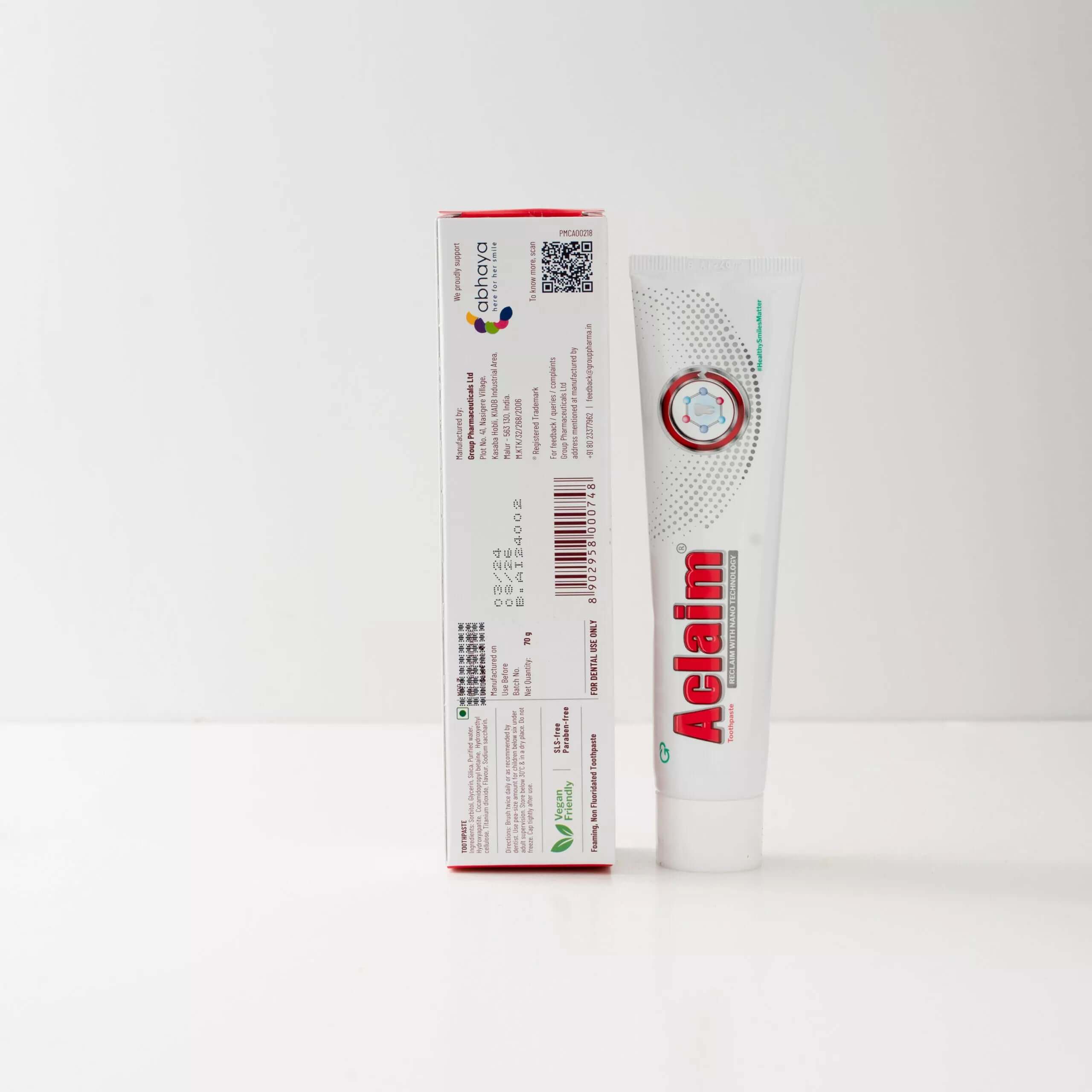 ACLAIM TOOTHPASTE 70g