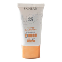 SKINLAB Tinted Sunscreen SPF 50 | UVA&UVB Protection for all skin types | Matte-Dry touch| 50ml