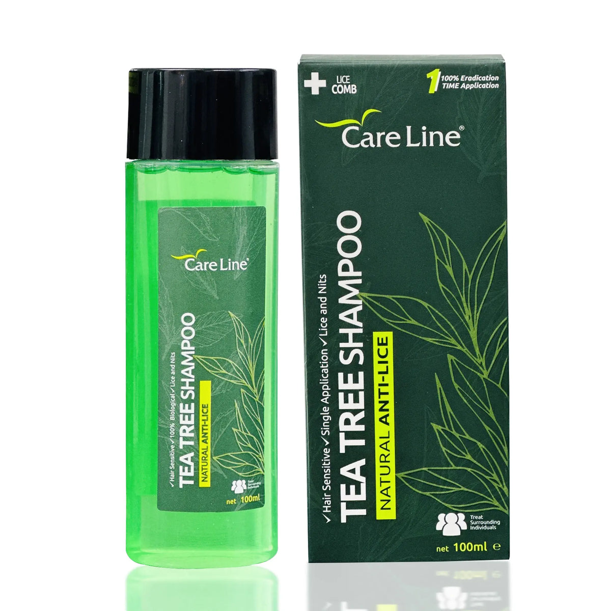 Care Line Natural Anti Lice - Tea Tree Shampoo 100ml